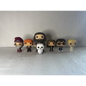 Harry Potter funko pop lot (7) Harry, Hermione, Ron, Hagrid, Dumbledore, More